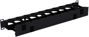 Кабельный органайзер NIKOMAX NMC-OP100CF-1U-BK 144606