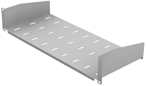 Полка для шкафа/стойки NETLAN EC-SHFR-2U-200-GY 144331