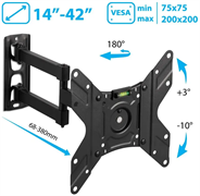 Кронштейн ARM MEDIA LCD-205 Black 119963