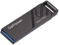 USB Flash накопитель 64GB GoPower TITAN Black 504433