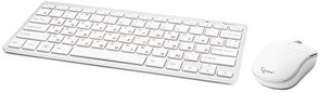 Клавиатура + мышь Gembird KBS-7001 White/Silver 518579