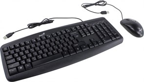 Клавиатура + мышь Genius KM-200 1000 dpi Black 518665