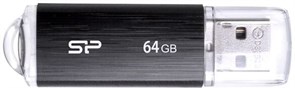 USB Flash накопитель 64GB Silicon Power Ultima U02 Black (SP064GBUF2U02V1K) 504500