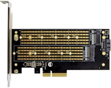 Переходник M.2 - PCI-E/SATA Orient C301E 514402