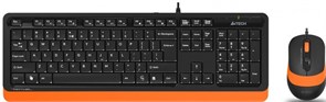 Клавиатура + мышь A4Tech Fstyler F1010 Black/Orange 518558