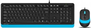 Клавиатура + мышь A4Tech Fstyler F1010 Black/Blue 518598