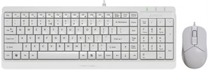 Клавиатура + мышь A4Tech Fstyler F1512 White 518601