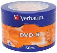 Диск DVD-R Verbatim 4.7GB 16x Wagon Wheel (50 шт.) 505520