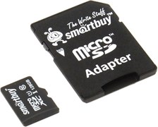 Карта памяти 128GB MicroSD SmartBuy + SD адаптер (SB128GBSDCL10-01) 503862