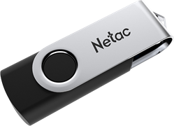 USB Flash накопитель 128GB Netac U505 USB3.2 Black/Silver 504613