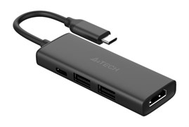 USB-концентратор A4Tech DST-40C Grey 502346