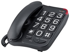 Проводной телефон Texet TX-201 Black 509768