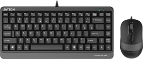 Клавиатура + мышь A4Tech Fstyler F1110 Black/Grey 518559
