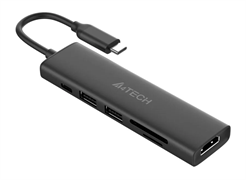 USB-концентратор A4Tech DST-60C Grey 502347