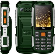 Телефон BQ 2430 Tank Power Green/Silver 509455