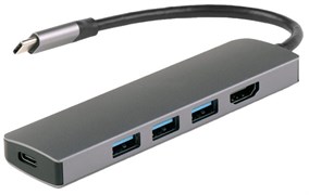 USB-концентратор IQFuture IQ-C5 Grey 502451