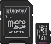 Карта памяти 256GB MicroSD Kingston Canvas Select Plus + SD адаптер (SDCS3/256GB) 503886