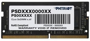 Оперативная память 4GB DDR4 2666MHz Patriot Signature SO-DIMM (PSD44G266681S) 510307