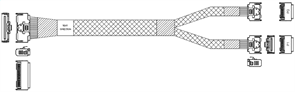 Кабель JPC P5003DR00800-2 506300