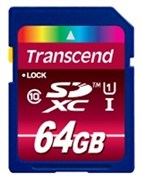 Карта памяти 64GB SD Transcend (TS64GSDXC10U1) 503814