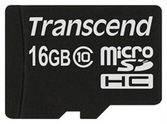 Карта памяти 16GB MicroSD Transcend (TS16GUSDC10) 503730