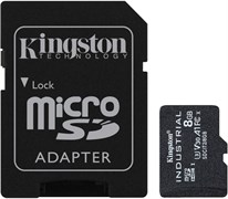 Карта памяти 8GB MicroSD Kingston Industrial + SD адаптер (SDCIT2/8GB) 503641