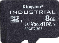 Карта памяти 8GB MicroSD Kingston Industrial (SDCIT2/8GBSP) 503691