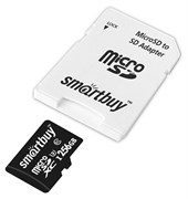Карта памяти 256GB MicroSD SmartBuy + SD адаптер (SB256GBSDCL10U3-01) 503909