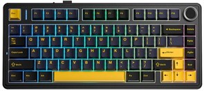Клавиатура AULA F75 Black/Dark Blue/Orange (Light Green Switches) 517682