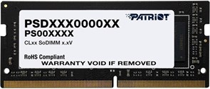 Оперативная память 8GB DDR4 3200MHz Patriot Signature Line SO-DIMM (PSD48G320081S) 510411