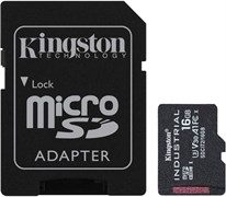 Карта памяти 16GB MicroSD Kingston Industrial + SD адаптер (SDCIT2/16GB) 503715
