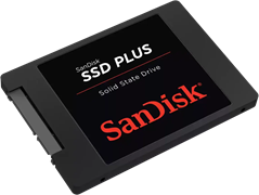 Накопитель SSD 250GB SanDisk Plus (SDSSDA-250G-G28) 510099