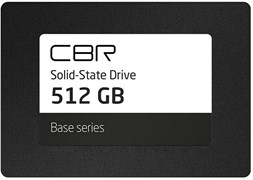 Накопитель SSD 512GB CBR Base (SSD-512GB-2.5-BS24b) OEM 512676