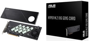 Переходник PCI-E - M.2 ASUS Hyper M.2 X16 Gen5 Card 514358