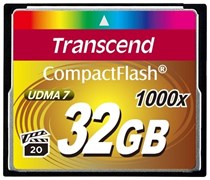 Карта памяти 32GB Compact Flash Transcend 1000x (TS32GCF1000) 503647