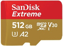 Карта памяти 512GB MicroSD SanDisk Extreme (SDSQXAV-512G-GN6MN) 503673