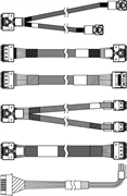 Комплект кабелей Lenovo 4X97A82933 506401