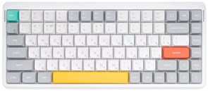 Клавиатура NuPhy AIR75v2 Wireless (Blue Switch) RGB White 518188