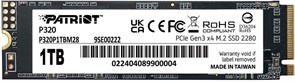 Накопитель SSD 1TB Patriot P320 (P320P1TBM28) 514220