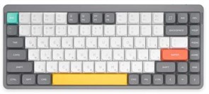 Клавиатура NuPhy AIR75v2 Wireless (Aloe Switch) RGB Lunar Gray 518183