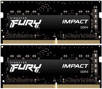 Оперативная память 16GB DDR4 3200MHz Kingston Fury Impact SO-DIMM (KF432S20IBK2/16) (2x8GB KIT) 510159