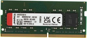 Оперативная память 16GB DDR4 3200MHz Kingston SO-DIMM (KVR32S22S8/16) 510517