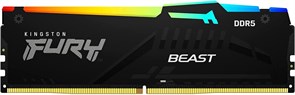 Оперативная память 16GB DDR5 5200MHz Kingston Fury Beast RGB (KF552C40BBA-16) 510179