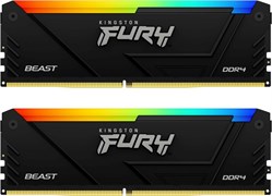 Оперативная память 32GB DDR4 3200MHz Kingston Fury Beast RGB (KF432C16BB12AK2/32) (2x16GB KIT) 510203