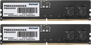Оперативная память 32GB DDR5 4800MHz Patriot Signature (PSD532G4800K) (2x16GB KIT) 510646