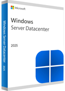 ПО Microsoft Windows Server Datacenter 2025 64-bit English 1pk DSP OEI DVD 16 Core (EP2-25149) 514355