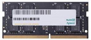 Оперативная память 16GB DDR4 2666MHz Apacer SO-DIMM (AS16GGB26CQYBGH) 510464