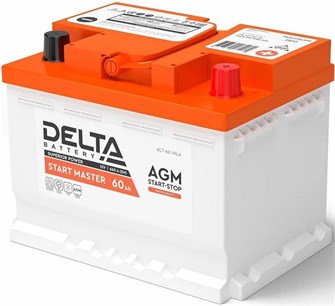 Аккумулятор  Delta START MASTER 60 Ah AGM 225016