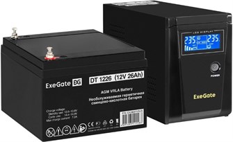 Комплект  Exegate SineTower SZ-600.LCD.AVR.1SH 225523