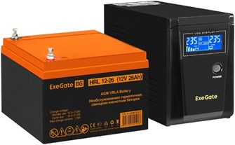 Комплект  Exegate SineTower SZ-600.LCD.AVR.1SH 225537